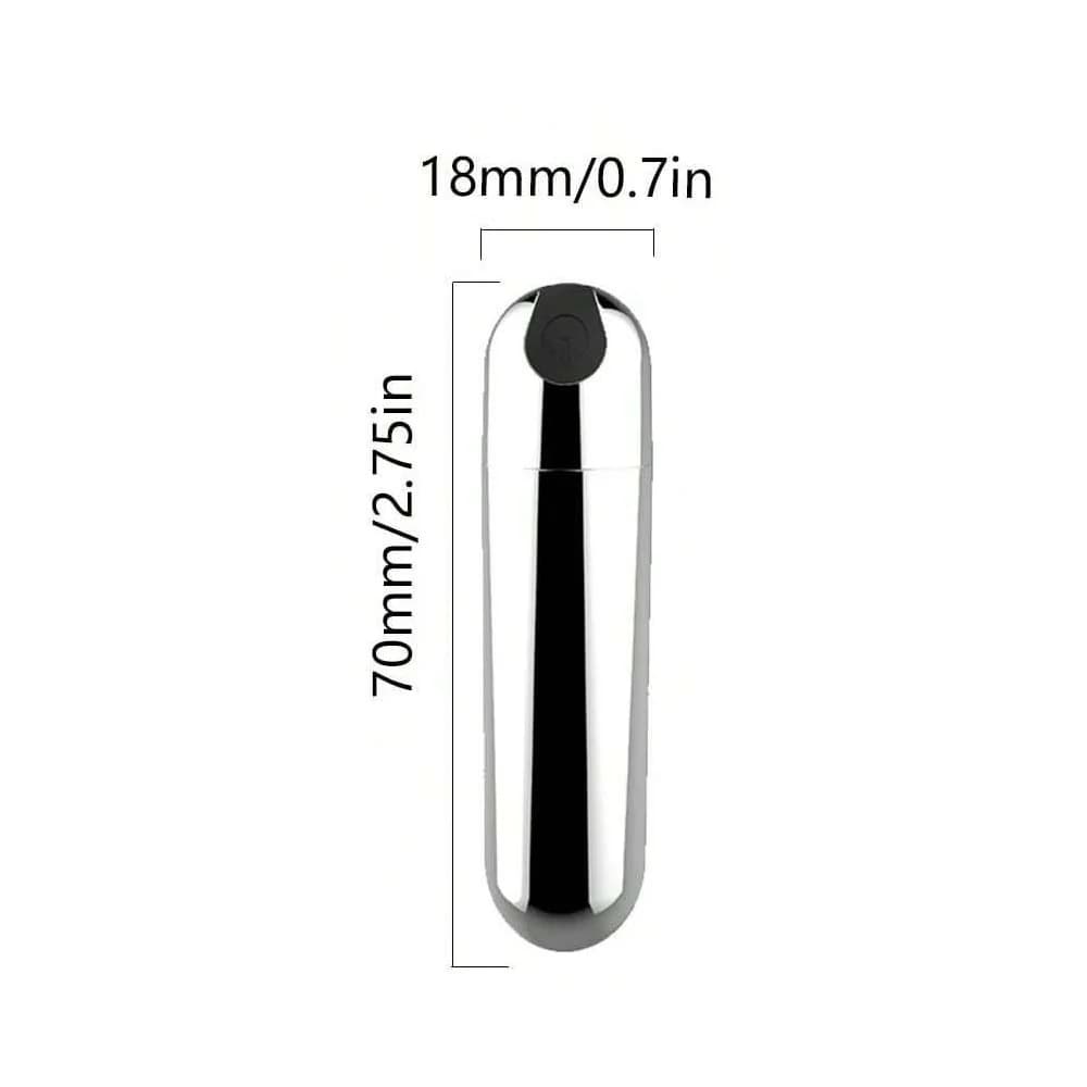 Mini vibrateur à 10 fréquences de Vibration, Rechargeable par USB, étanche, Massage magique, silenci