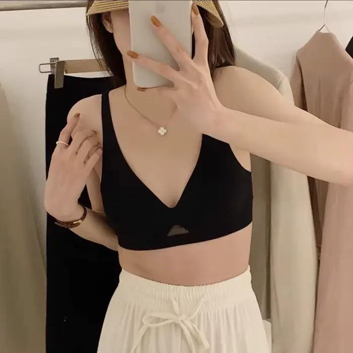 Soutien-gorge sans fil, Push Up, Bralette, Sexy, sans couture, Lingerie féminine, sous-vêtements soy