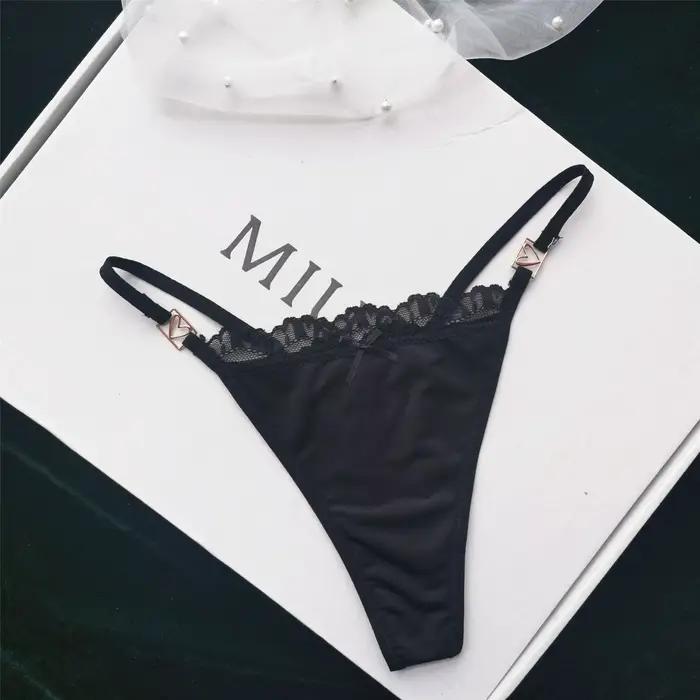 ChimLingeries léopard T-BACK loi taille nœud G-String string sous-vêtements coréens femmes culottes