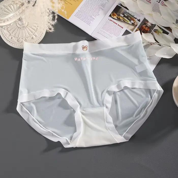 Culotte Sexy en dentelle pour femmes, sous-vêtements grande taille, taille moyenne, sans couture, Li