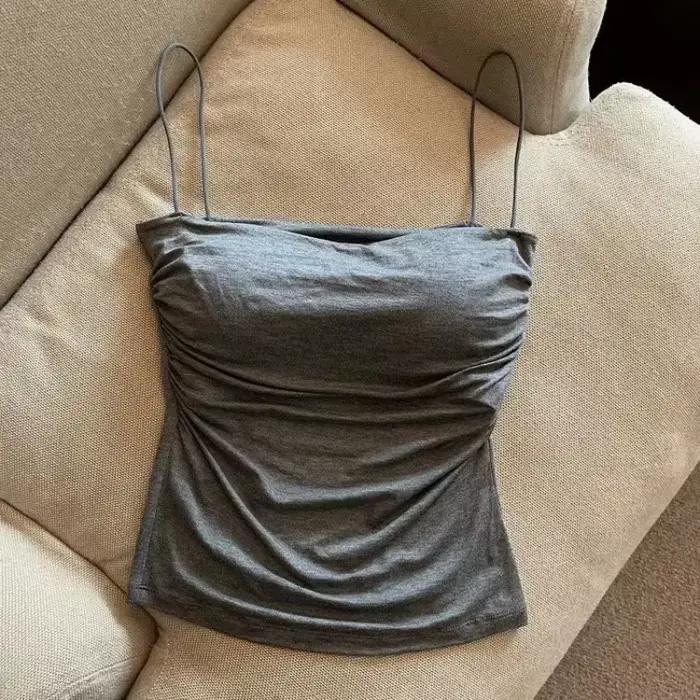 Sexy haut pour femme dos sangle croisée débardeur Push Up course sport soutien-gorge respirant doux