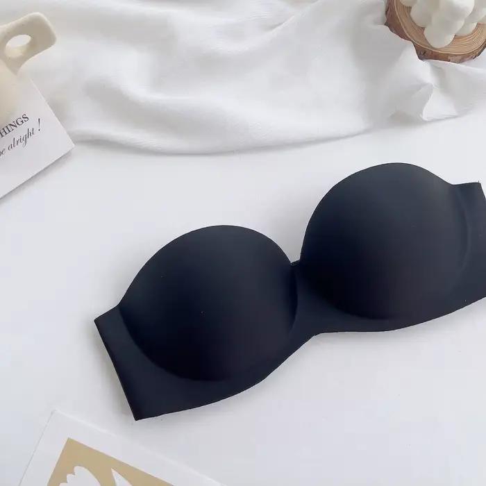 Soutien-gorge invisible sans bretelles pour femme, lingerie confortable, anti-dérapant, sexy, robe d