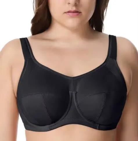 Soutien-gorge à armatures X-Back pour femme, contrôle du rebond, couverture complète, sport actif, p