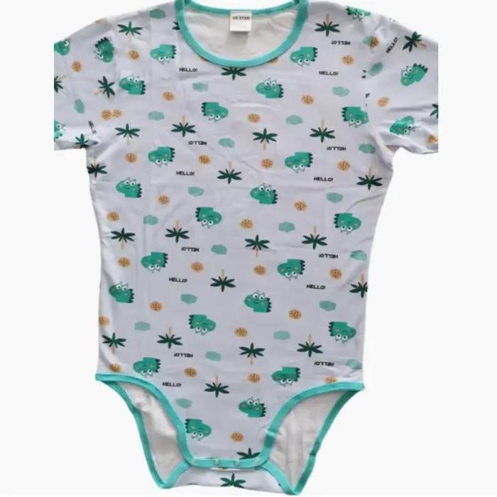 Pyjama combinaison imprimé dessin animé mignon pour adulte, combinaison bébé à boutons-pression, com