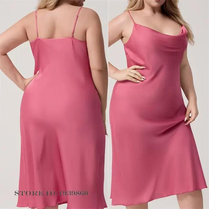 Sexy bordeaux jarretelle chemise de nuit Lingerie intime été nouveau soie Satin vêtements de nuit ma