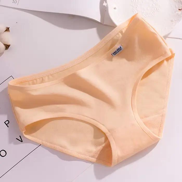 Culotte Confortable en Pur Coton pour Femme, Sous-Vêtement de Haute Qualité, Mi-Haute, Respirant, Gr