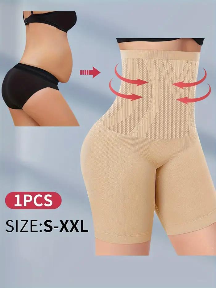 1 pièces taille haute ventre contour culotte sans couture culotte sans couture culotte femme quatre