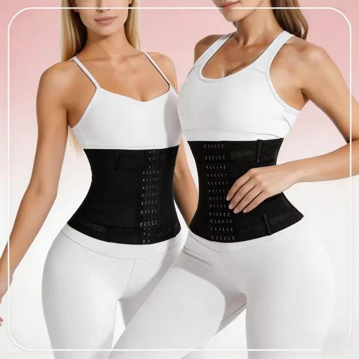 Gaine amincissante pour femmes, corset, gaine de maintien de la taille, double contrôle du ventre, effet ventre plat, polyester élastique, soutien ferme, confort maximal, sport, fitness, yoga, silhouette élégante