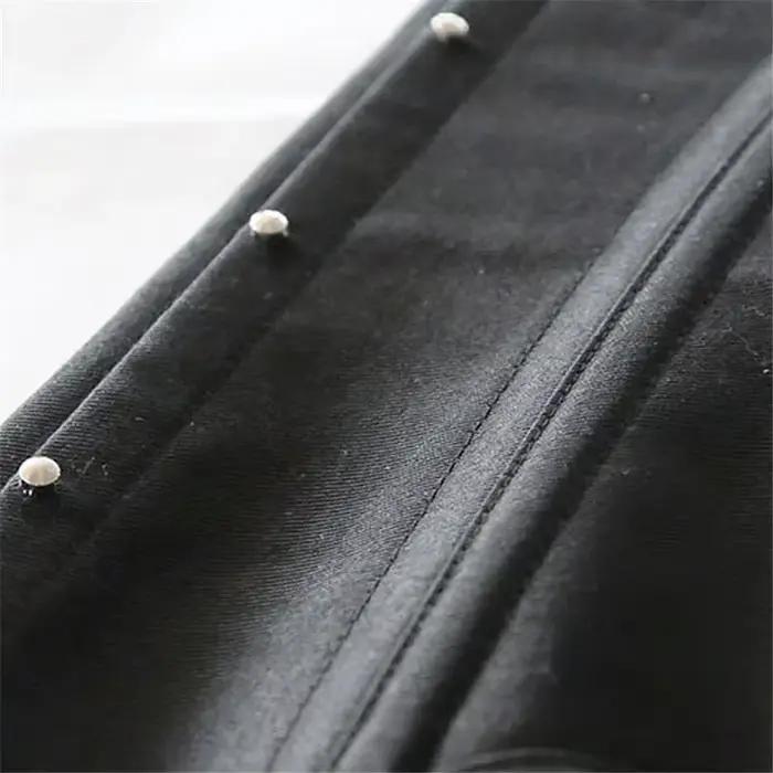 Femmes sous le buste haut Corset os en acier minceur gothique Bustier hauts taille formateur Cincher ceintures noir