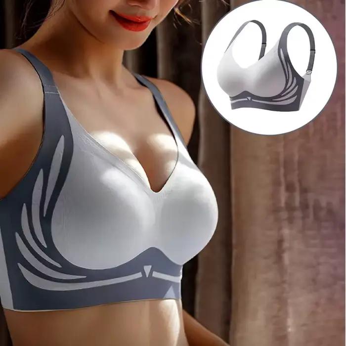 Soutien-gorge froncé de grande taille pour femmes