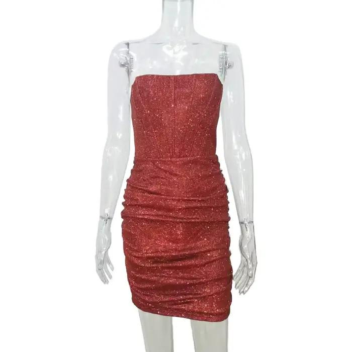 Robe de soirée scintillante pour femmes