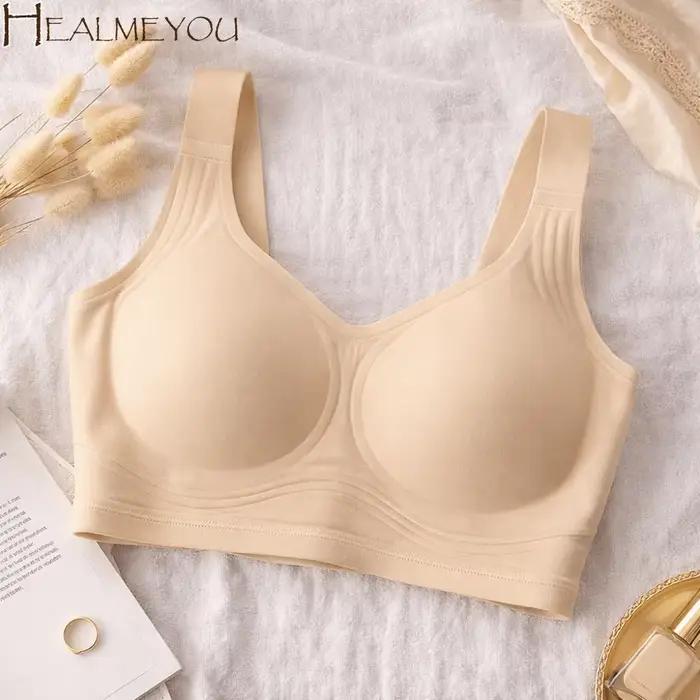 Soutien-gorge sans fil ajustable style débardeur anti-affaissement pour femme