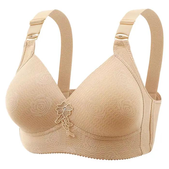 Soutien-gorge à armatures froncé grande taille pour femme