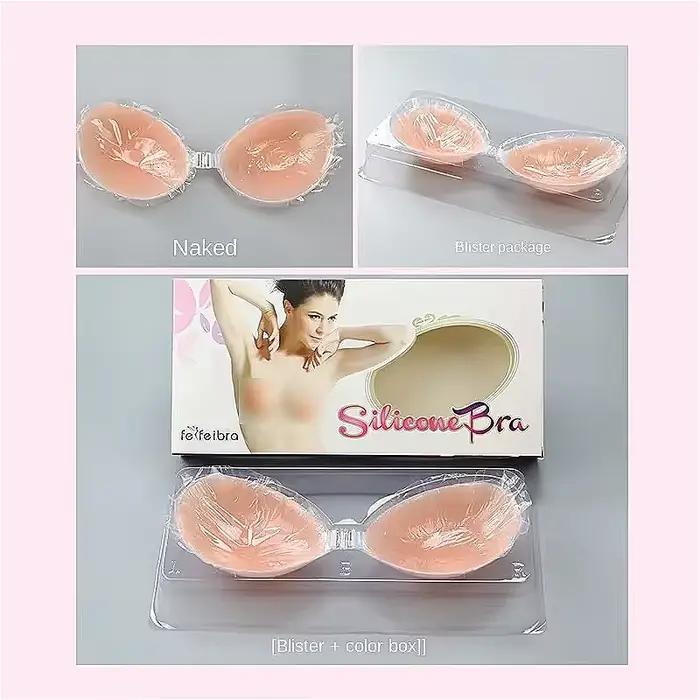 Soutien-gorge Invisible en Silicone, Push Up, Sexy, sans bretelles, adhésif furtif, dos nu, rehausseur de poitrine pour femmes, soutien-gorge collant pour Bikini de mariage