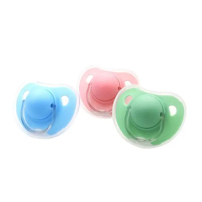 Sucette pour bébé avec couvercle, 2 pièces/paquet, pour usage quotidien et nocturne