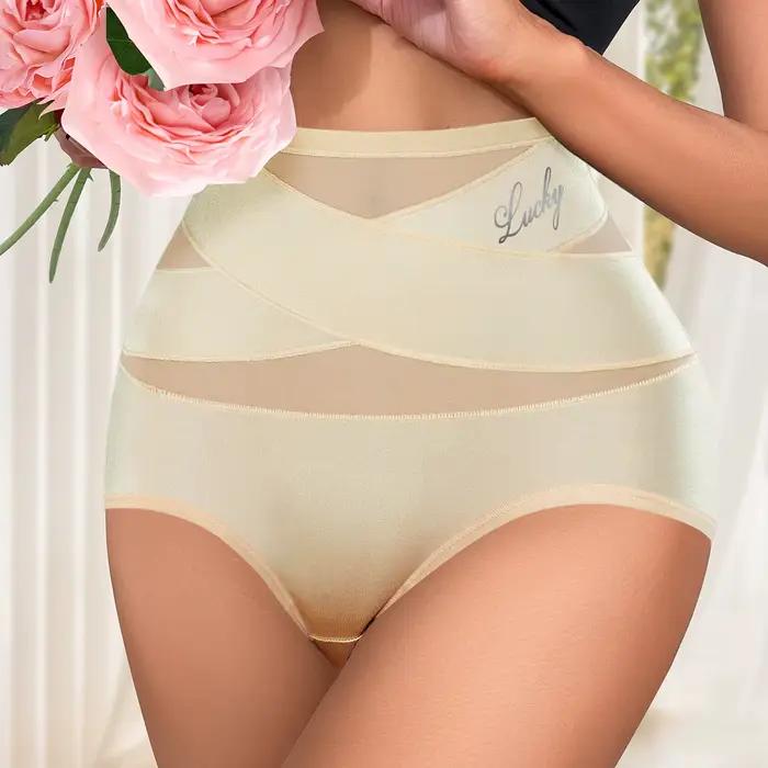 Culotte taille haute en maille respirante pour femme