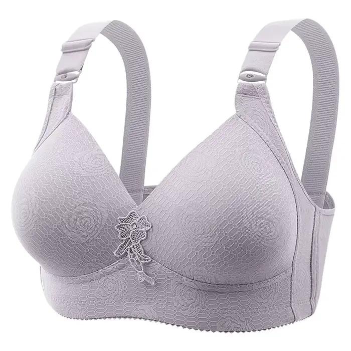 Soutien-gorge à armatures froncé grande taille pour femme