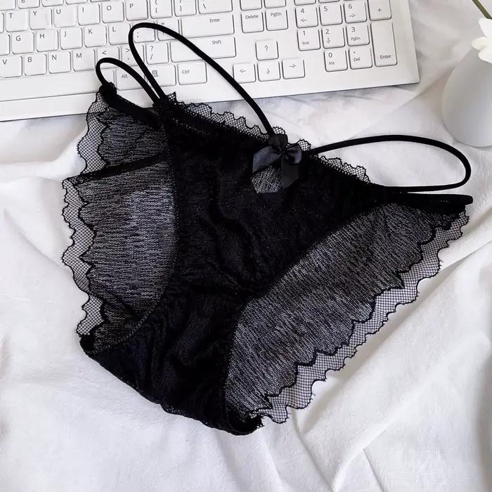 Culotte femme sans couture glace soie sous-vêtements sexy femmes dames slips respirants