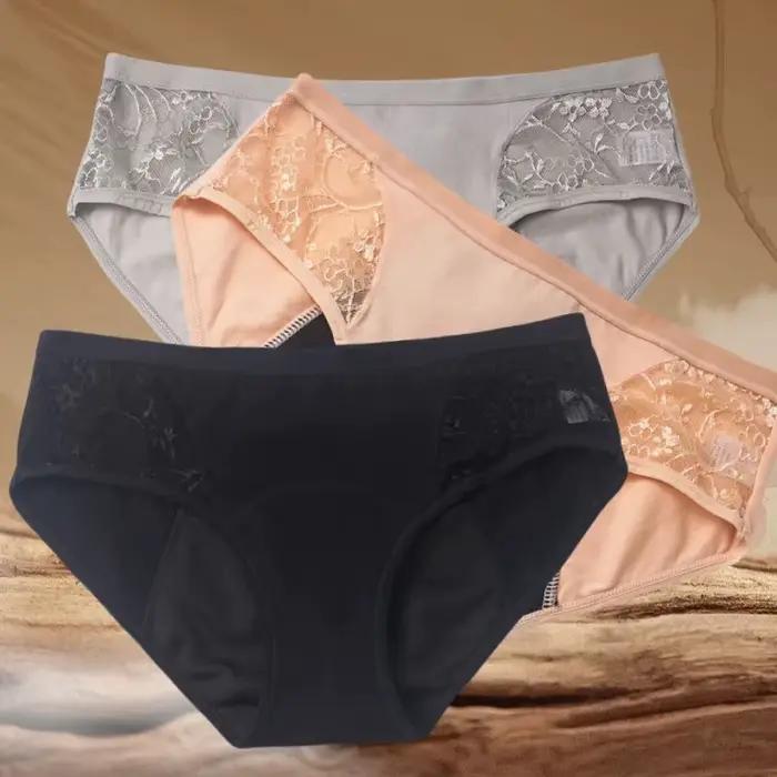 2025 2 pièces période menstruelle culottes femmes coton taille haute étanche élargir absorbant sous-vêtements slips physiologiques
