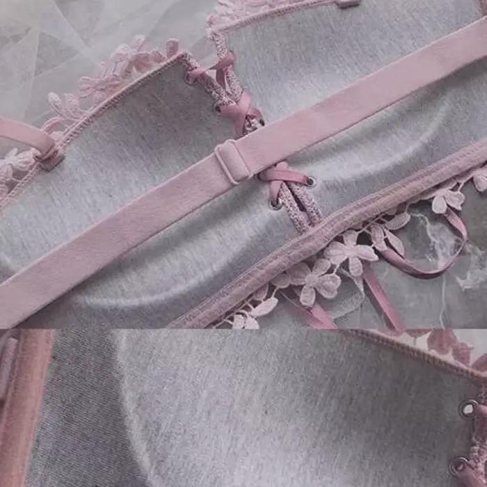 Soutien-gorge brodé floral pour femmes