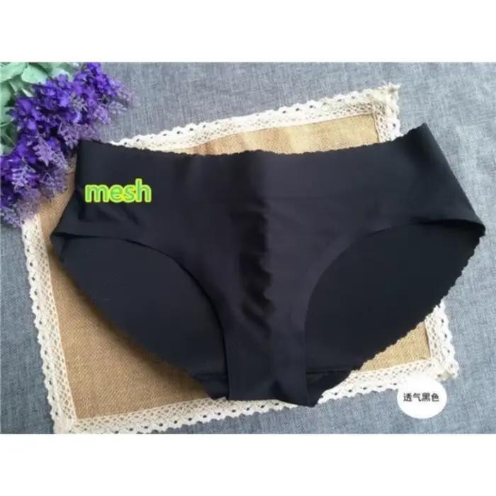 Femmes Sexy culottes sans couture rembourré bas