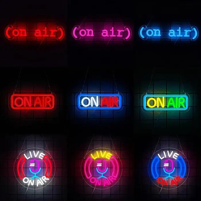 Enseigne au néon sur l'air, veilleuses LED, panneaux décoratifs alimentés par USB, pour salle, Bar, Pub, magasin, Club, Garage, fête, décoration murale