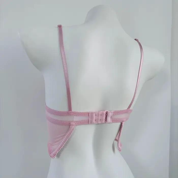 Japon Sexy ensemble de Lingerie Lolita Kawaii rose blanc à lacets adulte Cosplay femmes soutien-gorge