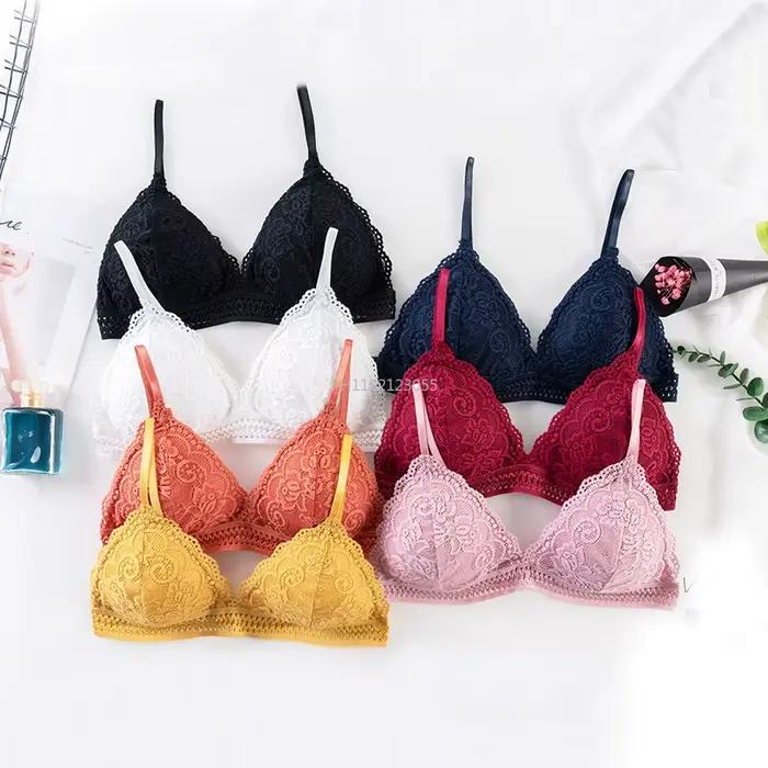 Soutien-gorge français en dentelle fine pour femmes