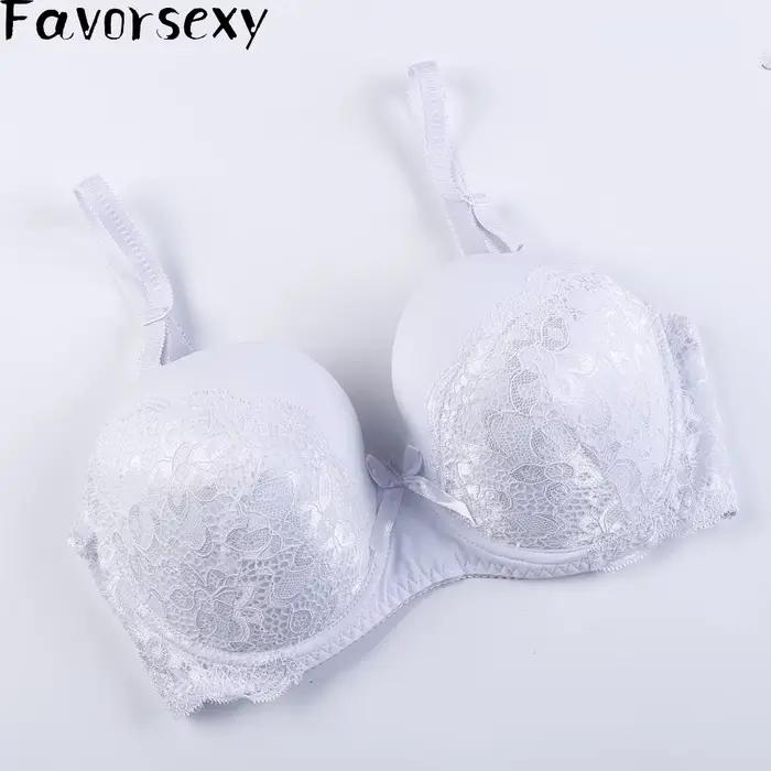 Soutien-gorge Push Up en dentelle brodée pour femme