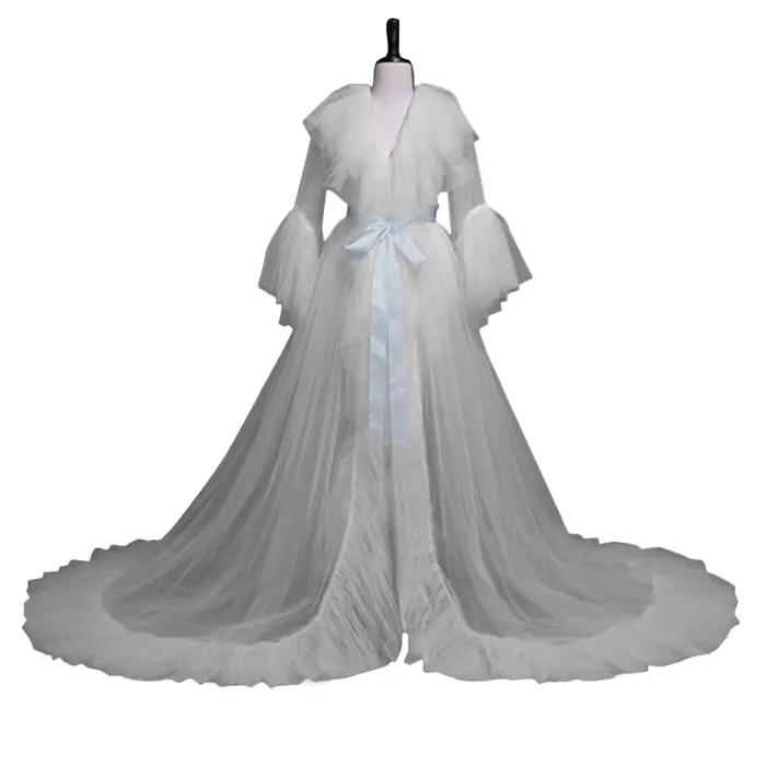 Femmes Robe de mariée dentelle Lingerie mode Sexy Tulle