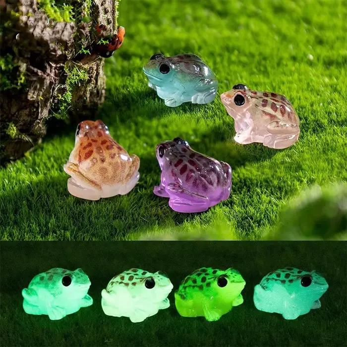 30 pièces Nouveau produit Micro paysage créatif Veilleuse grenouille crapaud Accessoires de décoration paysagère Petits ornements