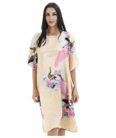 Uefezo – Robe de nuit en Satin et dentelle pour femmes