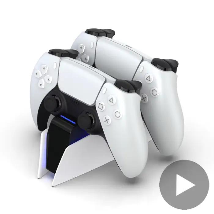 Chargeur pour Sony Play Station Playstation PS 5 PS5, contrôle du contrôleur, Support Dualsense, accessoires, Support de manette de jeu, Support de commande
