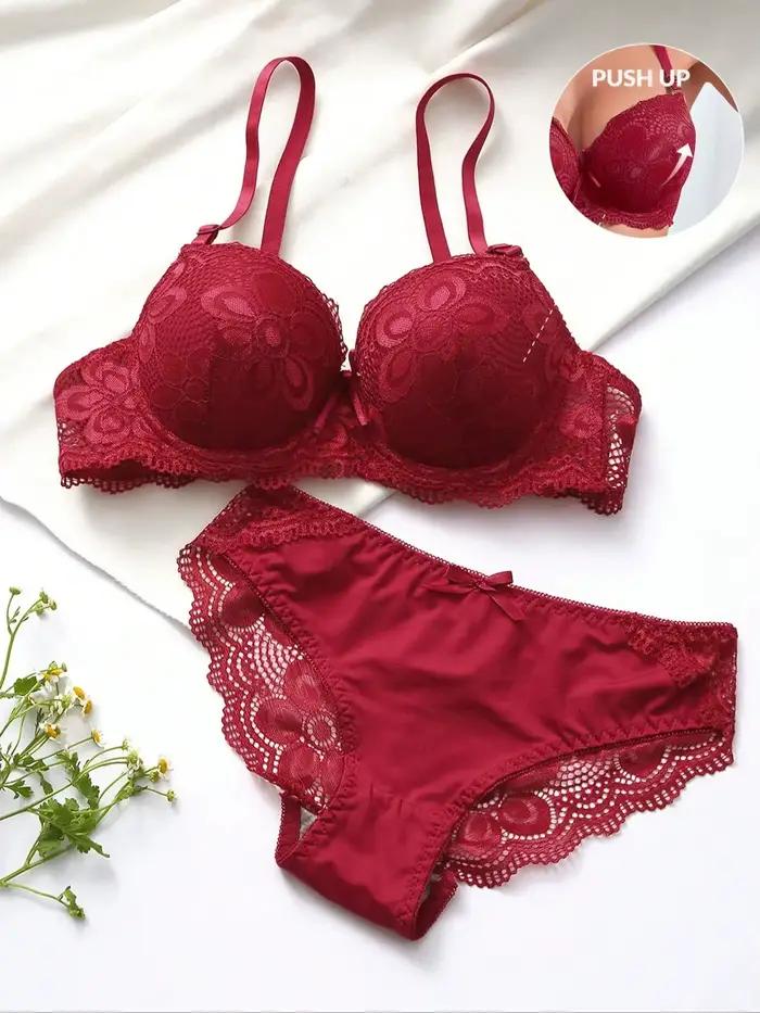 Viomisha ensemble de Lingerie Sexy dame Push Up soutiens-gorge