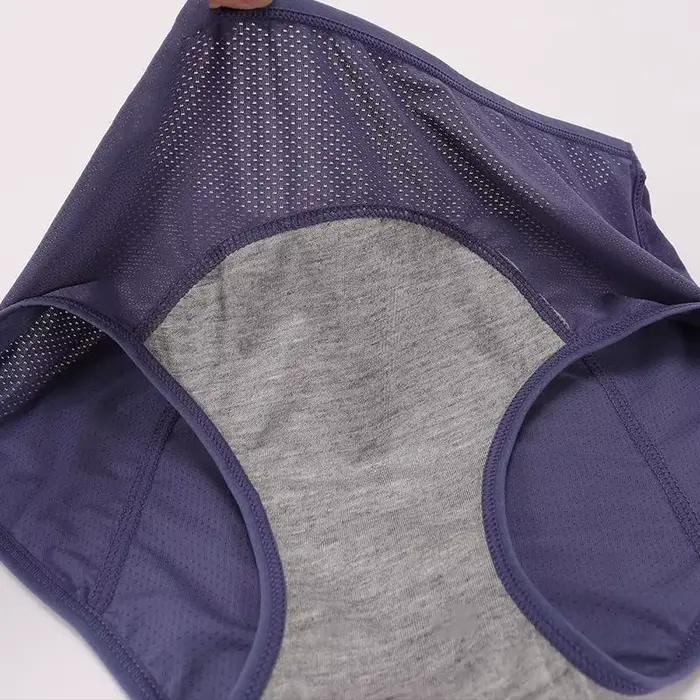 M/L/XL/XXL/3XL/4XL/5XL/6XL sous-vêtements menstruels femmes période empêchant les fuites latérales slips grande taille culotte en maille respirante