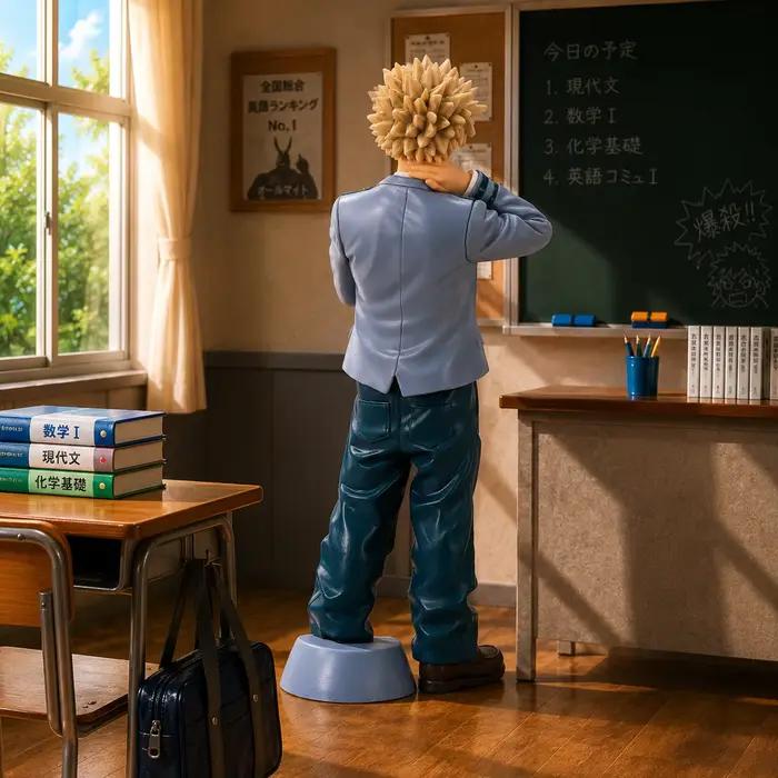 Katsuki Bakugo, Mon Héro, Figurine d'Anime, Marchandises d'Anime, Cadeau d'Anime pour l'Anniversaire des Amis, Statue de Personnage d'Anime, Ornement de Bureau, Ornement de Bureau PC, Figurine de Coll