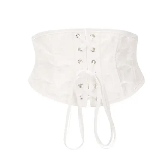 Corset court sous le buste pour femmes, Bustiers Style Lolita, amincissant, cintré à la taille, sangle modelante, vêtements modelants