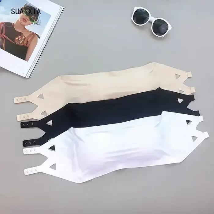 Soutien-gorge invisible sans couture pour femme, bustier sans bretelles, sous-vêtements respirants enveloppés sur la poitrine, nouvelle collection