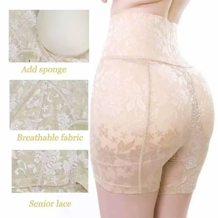 Femmes Sexy Push Up rembourré culotte dame faux cul sous-vêtements dentelle rembourré culotte fesse Shaper bout à bout hanche rehausseur intimes