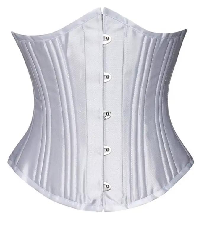 XS à 6XL sous le buste Corset 24 acier désossé corps Shaper gothique Sexy femmes