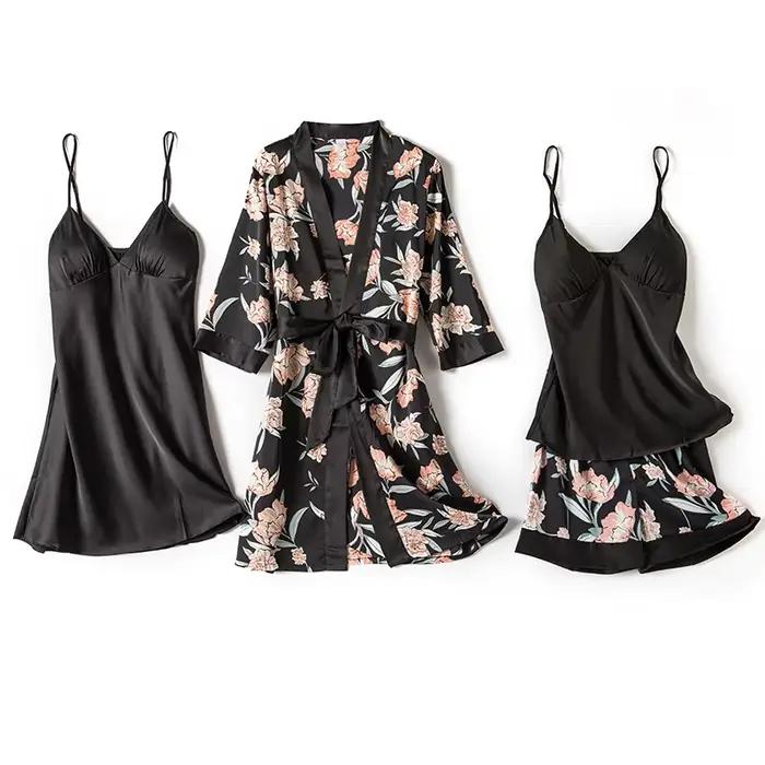 Ensemble de pyjamas sexy NIUNIUSHOW en polyester, avec coussinets de poitrine, disponible en plusieurs couleurs et tailles, idéal pour les nuits romantiques et les occasions spéciales