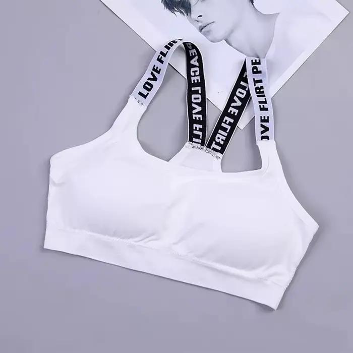 Soutien-gorge Sexy haut femmes soutien-gorge de Sport à fort Impact pour salle de Sport Fitness Yoga femme Pad vêtements de Sport débardeur Sport Push Up Bralette топ ж dikrien