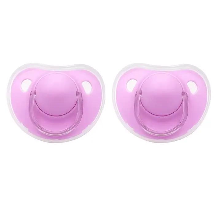 Sucette pour bébé avec couvercle, 2 pièces/paquet, pour usage quotidien et nocturne