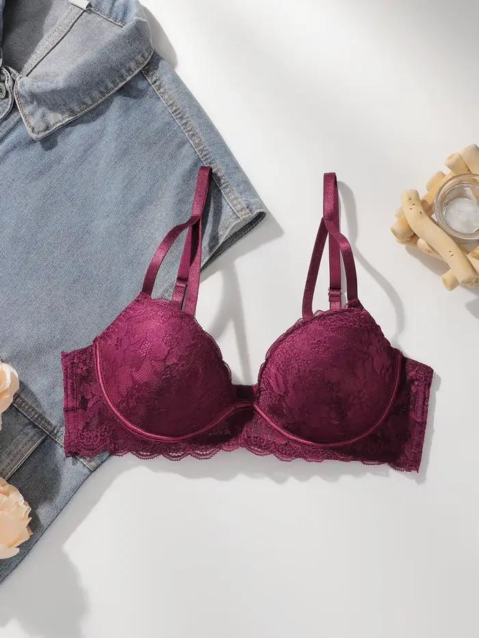 Pure Desire Bra for Women – Soutien-gorge push-up à armatures 3/4 en dentelle