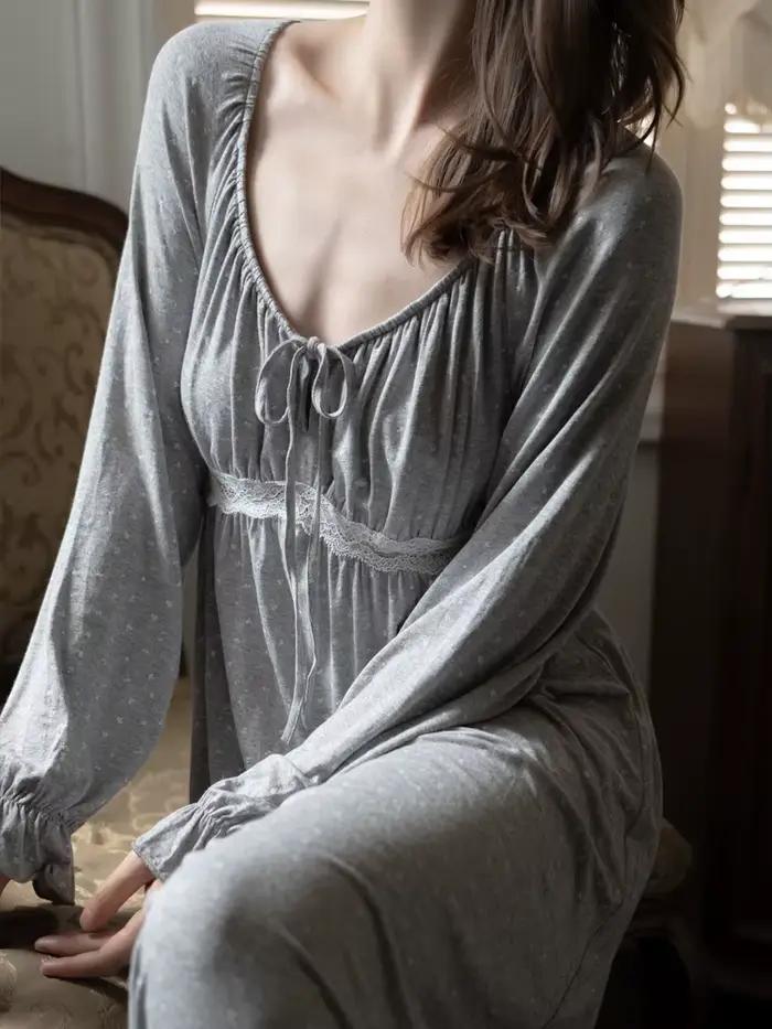 Belamimi – chemise de nuit Sexy de Style français pour femmes