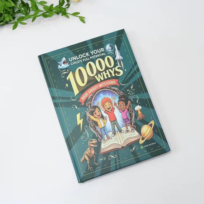 Livre scientifique 10000 pourquoi, où la curiosité rencontre la science, encyclopédie éducative illustrée