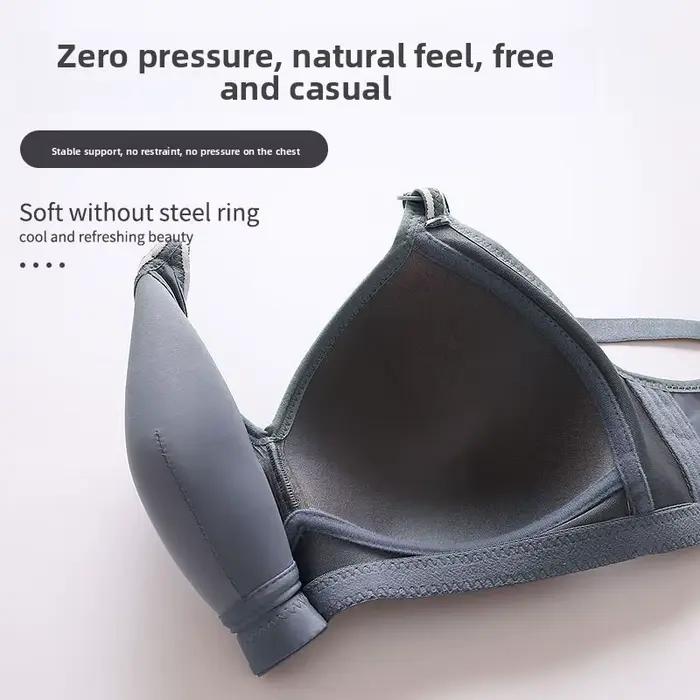 Soutien-gorge froncé confortable et lisse pour les mères d'âge moyen et âgées