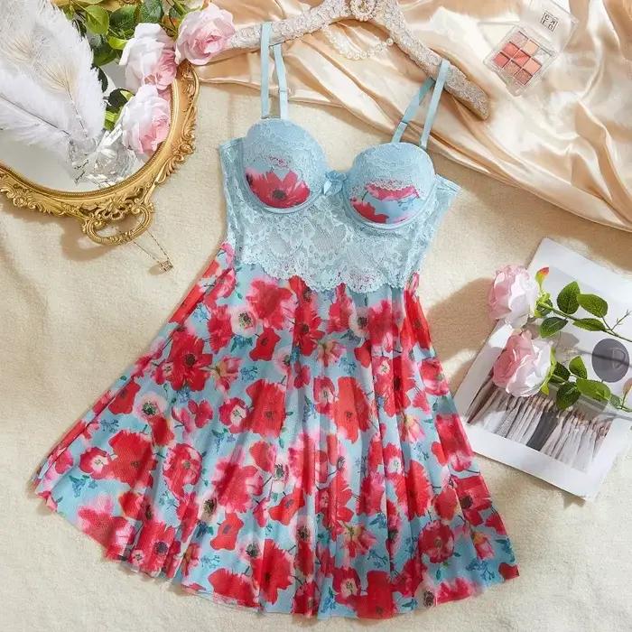 Nouvelle Robe de Nuit Sexy pour Femme