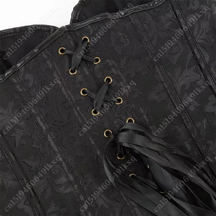 Corset gothique vintage pour femme