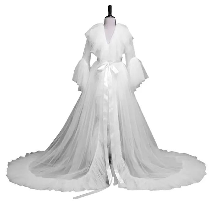 Femmes Robe de mariée dentelle Lingerie mode Sexy Tulle